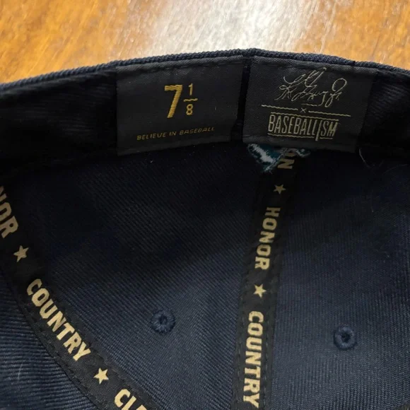 Basebalism Fitted Hat size 7 1/8 - Picture 3 of 3